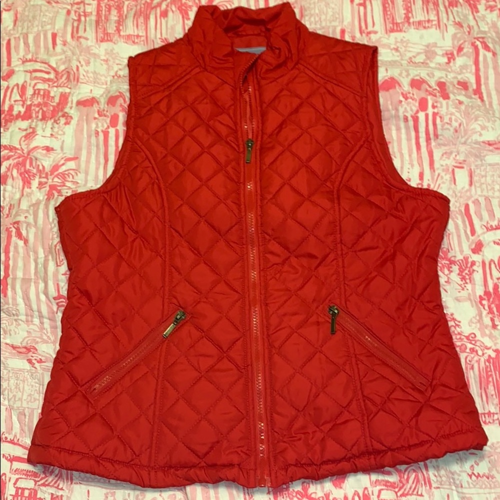 Laura Scott Red Vest